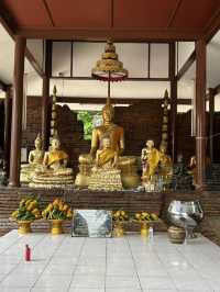”วัดโพธิ์เก้าต้นและตลาดบ้านบางระจันสิงห์บุรี“