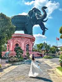 【タイ🇹🇭運気アップ旅】巨大な象が！高さ29mのエラワン像🐘とステンドグラスが美しい！エラワンミュージアム
