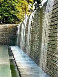 Calm and Serenity in Water wall court
