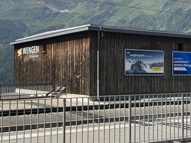 海拔1274公尺的山中小鎮溫根（Wengen）