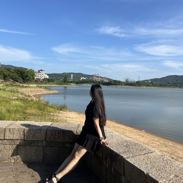 라한셀렉트 앞 산책코스💚 보문호 둘레길 야외데이트 추천