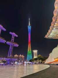 🌈 “Rainbow Beacon of Guangzhou Nights”