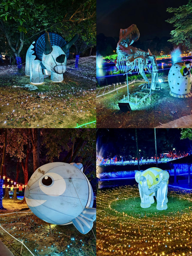 Taman Tasik Menjalara Glows with Luna Lights Wonderland: Dazzling Night of Dinosaurs, LEDs & Magic!