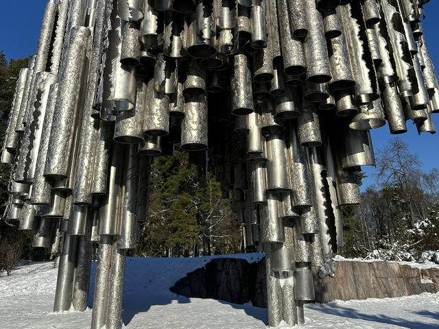 🎼赫爾辛基必訪地標｜西貝柳斯紀念碑 Sibelius Monument