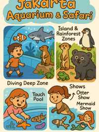Aquarium in a mall?? Only at Jakarta Aquarium and Safari!