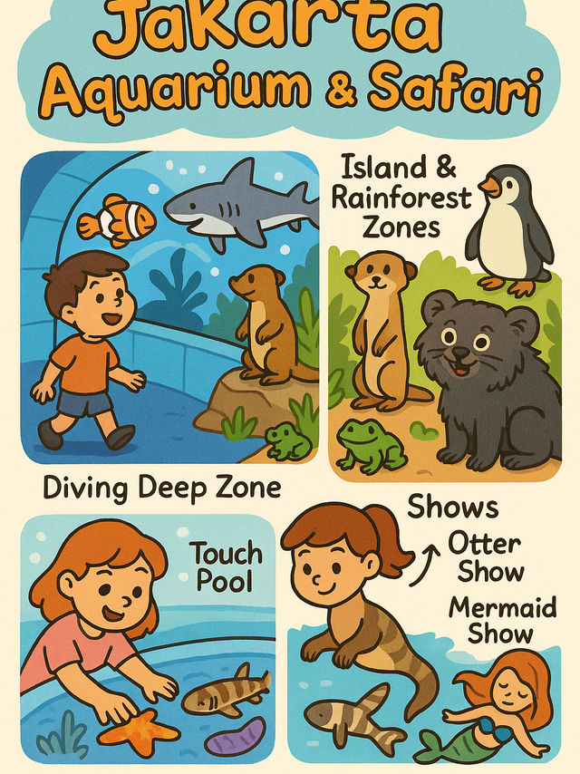 Aquarium in a mall?? Only at Jakarta Aquarium and Safari! Aquarium in a mall?? Only at Jakarta Aquarium and Safari!