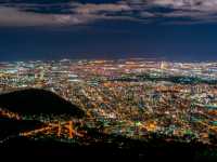 日本搭纜車上藻岩山看夜景💕🥳