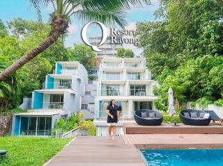 Rayong accommodation, quiet, next to the beach, with a cool breeze all day long.