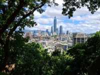 The Bright Fuzhou Shan Park in Da'an District, Taipei City, Taiwan