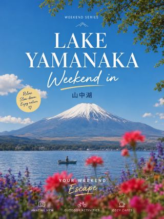 A Weekend at Lake Yamanaka: A Peaceful Lakeside Getaway with Unobstructed Views of Mount Fuji.