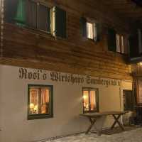 Dinner at Rosi’s Sonnbergstube Austria