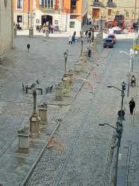 the medieval walls of Avila Spain 