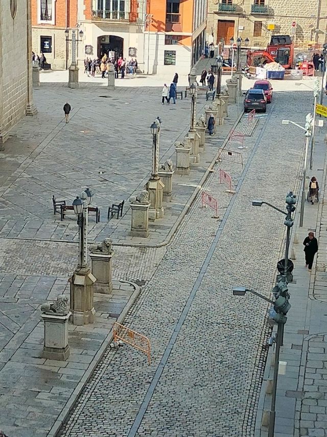 the medieval walls of Avila Spain 