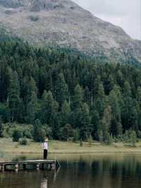 Stazer Lake – A Hidden Alpine Gem in Pontresina! 🏞️