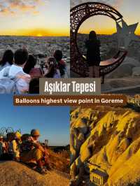 Aşıklar Tepesi- good observation ground of Goreme in centre 