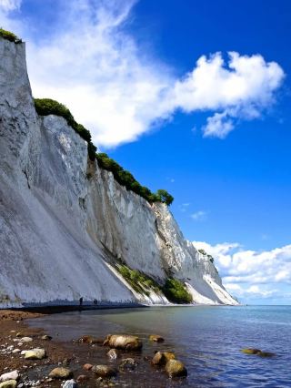 Møns Klint — The Danish Cliffs Where White Chalk Meets Turquoise Sea and the Dark Sky Reveals