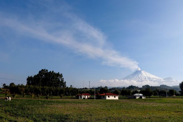 Ecuador's volcano has been in a continuous state of activity.