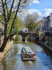 The rich medieval city of Utrecht in the Netherlands.