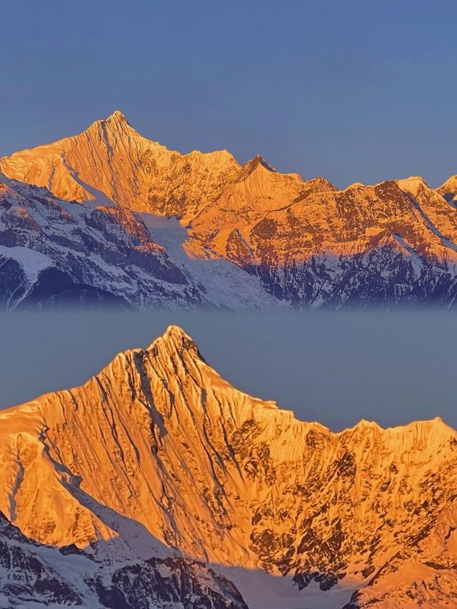 日照金山｜月照銀山｜見者好運|||梅裡雪山觀景全攻略