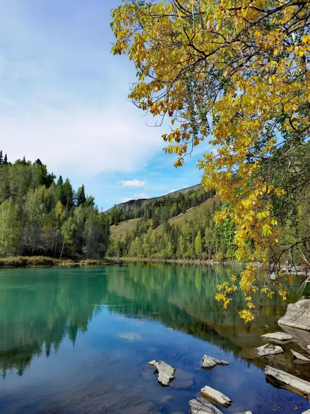 China National Geographic Scientific Expedition to Northern Xinjiang Autumn Colors of Kanas Lake