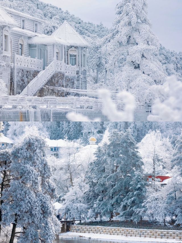 江西廬山｜南方人自己的“哈爾濱雪鄉”，南方看雪天花板！