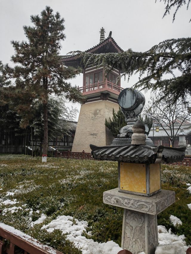 雨雪中遊法門寺