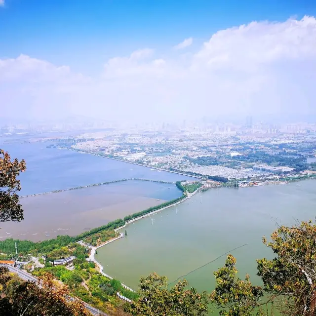 Overlooking Dian Lake from Kunming's Xishan Park