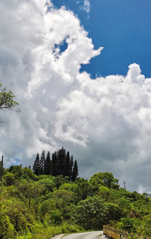 馬峦山上空令人著迷的雲