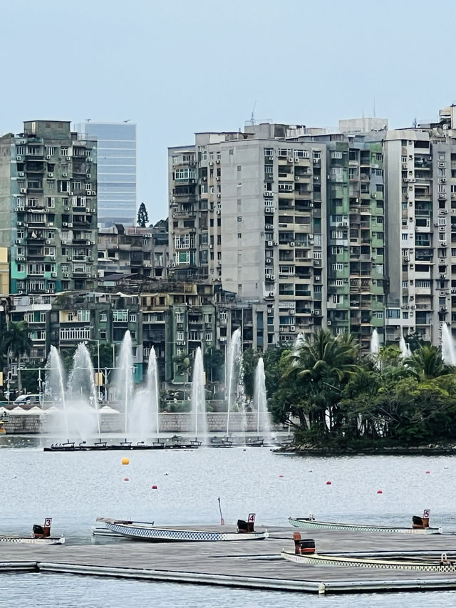 打卡澳門南灣湖