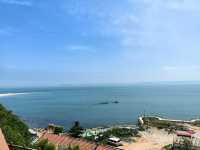 長島景點之一渤海黃海分界線