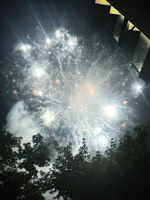 夜下小院