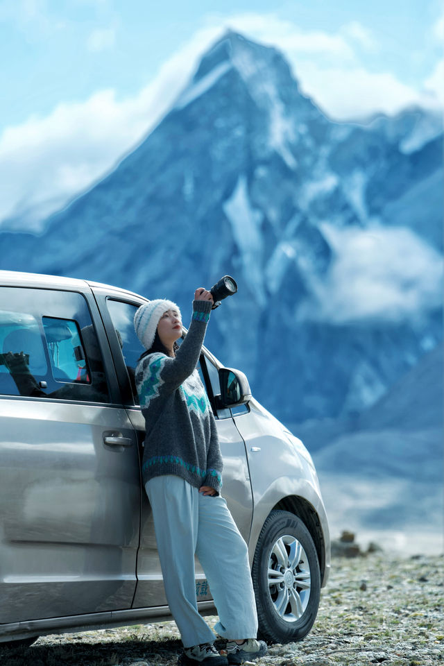 西藏秘境揭祕｜在西藏能開車直達的雪山腳下，美得不像話～。