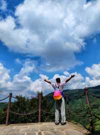 連雲港花果山 觀神台與唐僧崖。