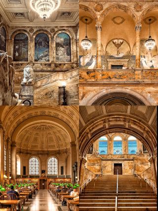 The Boston Public Library is a stunning temple of knowledge. 