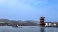瀛湖翠屏島。