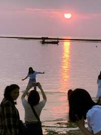 反季過冬計劃在中國大陸最南端的海邊看落日藍調