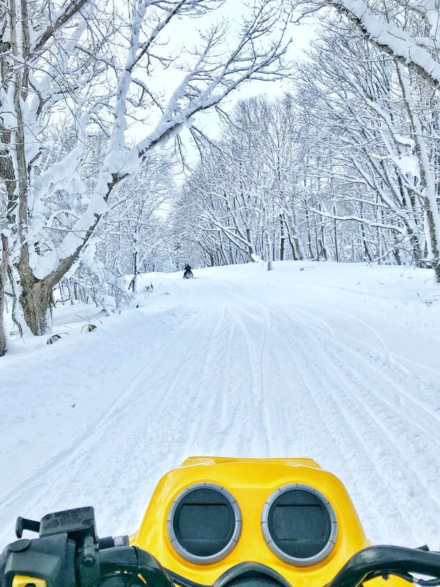 北海道小眾玩法！不滑雪也能馳騁大山