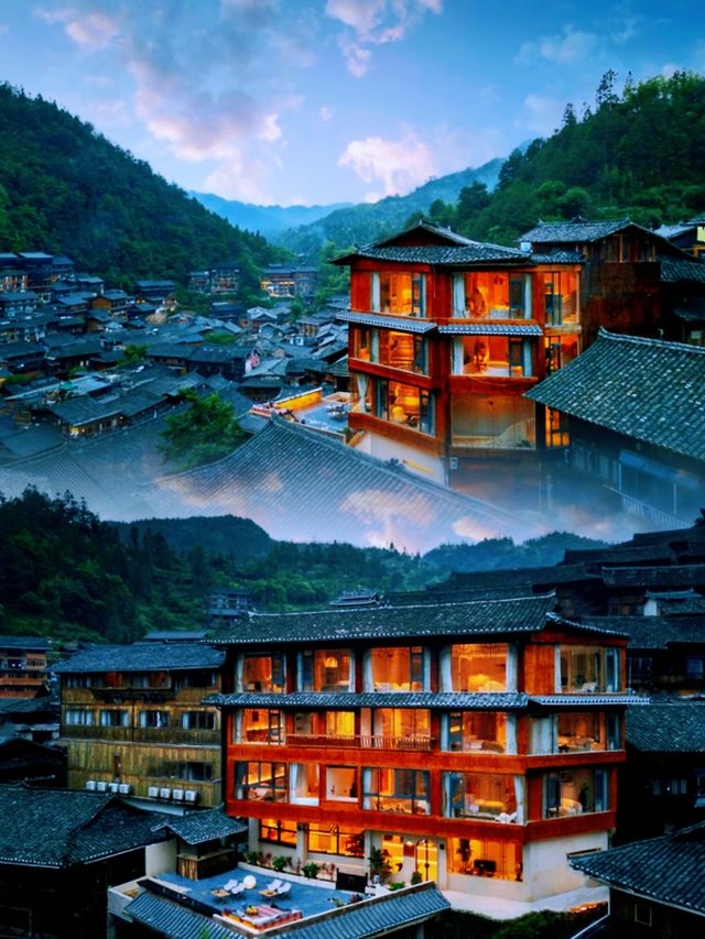 住進西江千戶苗寨的詩與遠方在東也私湯