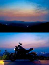 一個人一架車跑山睇日落成都摩旅周邊遊