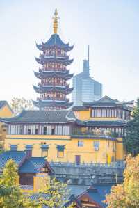 南京雞鳴寺的秋天拍照打卡指南。