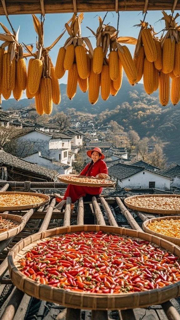 ：「阜平深秋暴擊！太行山私藏的“紅葉炸彈”終於藏不住了！