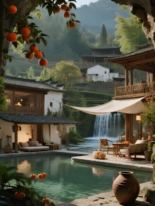 สนุกสนานในฤดูใบไม้ร่วงรอบเมืองหนิงโป! พบกับต้นไม้ลูกพลับและพระอาทิตย์ตกดินราวกับภาพวาดสีน้ำมัน เหมาะสำหรับเด็กๆ