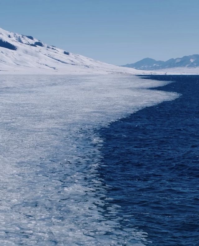 新疆冬日封神！賽里木湖藍冰+周邊秘境全攻略