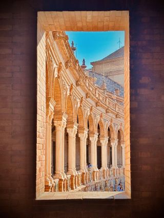 Is it reality or a dream - Plaza de España, Seville, Spain
