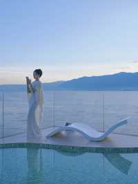 為了這個大露台，住到了這間270度海景房！