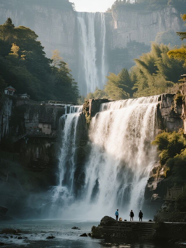 百丈漈秋日親子遊！高瀑賞景攻略