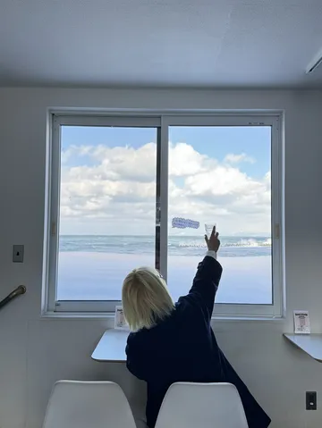北海道可以一邊看海一邊看雪的咖啡店