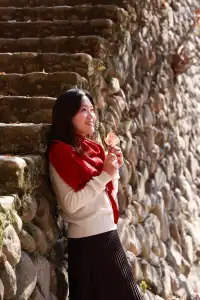 永嘉紅楓古道的紅楓紅了