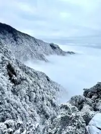 武功山下雪預警!開始期待今年的白色武功山