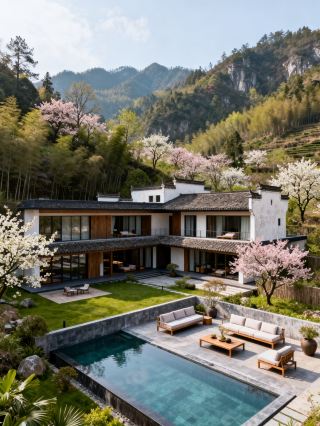 ทริปเดินป่ากับครอบครัวในฤดูใบไม้ผลิ! สัมผัสทิวทัศน์งดงามท่ามกลางทุ่งดอกไม้และหมู่บ้านโบราณ